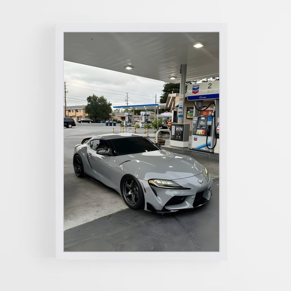 Poster Supra Station – affiche Toyota (vue 3)